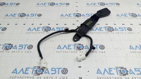 Rear seat belt latch, 3rd row, left, Toyota Highlander 20-26, black, with sensor, worn