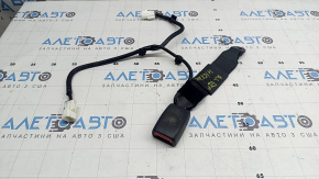 Rear seat belt latch, 3rd row, left, Toyota Highlander 20-26, black, with sensor, worn