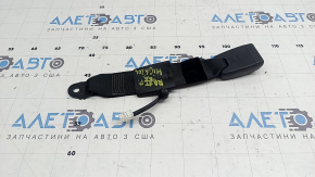 Rear seat belt latch, 3rd row, center, Toyota Highlander 20-26, black, with sensor, worn