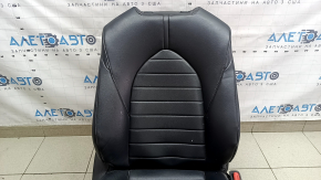 Toyota Highlander 22-23 passenger seat with airbag, electric, heated, black leather, XLE, dry-cleanable