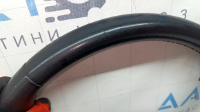 Toyota Highlander 20-26 black leather steering wheel, not heated, scratches