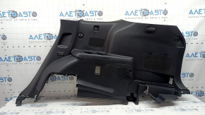 Right arch trim for a Toyota Highlander 20-26, black, hybrid, with cup holders and caps, scratches