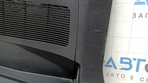 Right arch trim for a Toyota Highlander 20-26, black, hybrid, with cup holders and caps, scratches