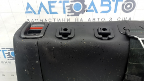 Backrest of the rear row of seats, 2nd row, right, Lexus UX200 UX250h 19-26, black leather, dry-cleanable