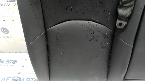 Backrest of the rear row of seats, 2nd row, right, Lexus UX200 UX250h 19-26, black leather, dry-cleanable