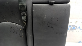 Backrest of the rear row of seats, 2nd row, right, Lexus UX200 UX250h 19-26, black leather, dry-cleanable
