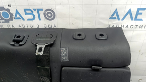 Backrest of the rear row of seats, 2nd row, right, Lexus UX200 UX250h 19-26, black leather, dry-cleanable