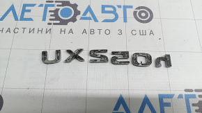 Emblem with the inscription "UX250h" on the trunk door of the Lexus UX250h 19-22