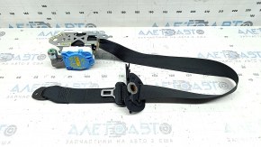 Rear left seat belt with squib for Lexus UX 19-26, black, with insert under black plastic, shot