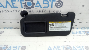 Left visor for Lexus UX200 UX250h 19-21 black, without hook