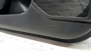 Black front left door panel for Lexus UX200 UX250h 19-26, black leather armrest with handle, scratches