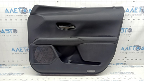 Black front right door panel for Lexus UX200 UX250h 19-26, black leather armrest, with handle, scratches
