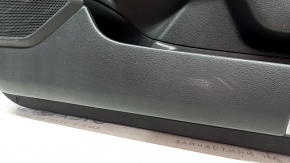 Black front right door panel for Lexus UX200 UX250h 19-26, black leather armrest, with handle, scratches