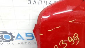 Bare rear bumper for Lexus UX200 UX250h 19-24 red, for parking sensors, scratches, cracks, broken, after repair, cracked fasteners, missing fasteners