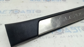 Front left door sill plate for Lexus UX 19-26 with chrome trim, scratches