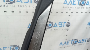 Front left door sill plate for Lexus UX 19-26 with chrome trim, scratches