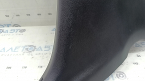Lexus UX200 UX250h 19-20 lower right center pillar trim, black, scratched, plastic turned white