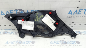Left upper rear pillar trim for Lexus UX 19-26, black, scratches