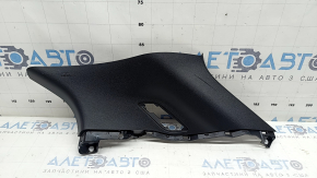 Right upper rear pillar trim for Lexus UX 19-26, black, scratches