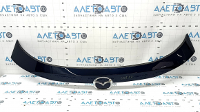 Upper trunk door molding for Mazda CX-5 17-24 with emblem, under glass, broken mount