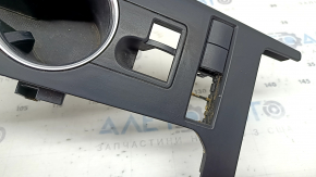 Toyota Highlander 20-22 center console trim with cup holders, black, scratches