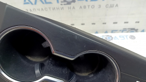Toyota Highlander 20-22 center console trim with cup holders, black, scratches