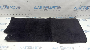 Left fabric trunk mat for Toyota Highlander 20-25, black, hybrid