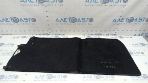Left fabric trunk mat for Toyota Highlander 20-25, black, hybrid