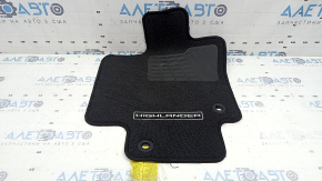Fabric floor mat, front left, Toyota Highlander 20-26, black