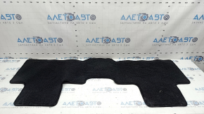 Fabric floor mat for 2nd row of Toyota Highlander 20-26, black, dry-cleanable