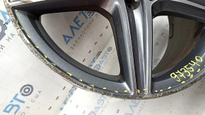 Set of wheels R18 x 8.0J ET43 Mercedes W213 E 17-18 AMG, curb, for rent, for repair