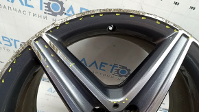 Set of wheels R18 x 8.0J ET43 Mercedes W213 E 17-18 AMG, curb, for rent, for repair