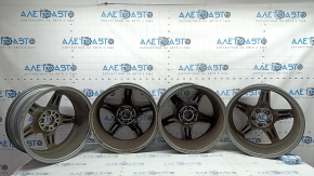 Set of wheels R18 x 8.0J ET43 Mercedes W213 E 17-18 AMG, curb, for rent, for repair