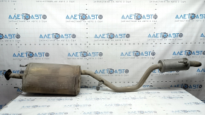 Muffler rear part resonator with barrel Toyota Highlander 20-26 hybrid, dented