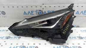 Left front headlight assembly for Lexus UX200 UX250h 19-20, not full LED, under fog lights, chips, scratches