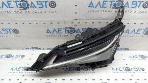 Left front headlight assembly for Lexus UX200 UX250h 19-20, not full LED, under fog lights, chips, scratches