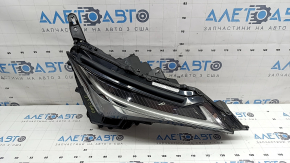 Lexus UX200 UX250h 19-20 right front headlight assembly, not full LED, under fog lights, worn