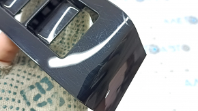 Front left window lift control trim for Mazda CX-5 17-25, gloss black, scratches
