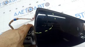 Left side mirror assembly Lexus UX200 UX250h 19-24 7-pin, turn signal, without memory, with BSM, red with black, scratches