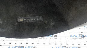 Fabric trunk mat for Lexus UX200 UX250h 19-22 black, F-Sport, without subwoofer, dry-cleanable