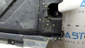 Left underbody protection for Mercedes W213 E 17-23: cracks, fractures, missing fragments