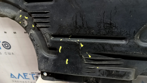 Left underbody protection for Mercedes W213 E 17-23: cracks, fractures, missing fragments