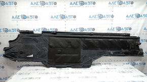 Left underbody protection for Mercedes W213 E 17-23: cracks, fractures, missing fragments