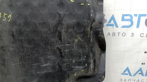 The front engine guard for a Mercedes W213 E 17-23 AWD is cracked and worn, with no fragments.