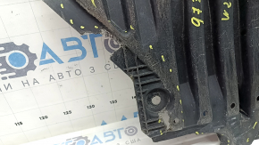 Front bumper central protection Mercedes W213 E 300/350/400/450 17-23 AWD cracks, scuffed, no fragments