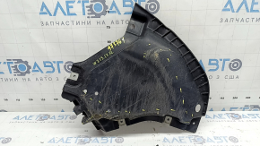 Left front bumper guard for Mercedes W213 E 300/350/400/450 17-20 AWD, cracks, breaks, scuffs, non-factory holes