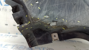 Left front bumper guard for Mercedes W213 E 300/350/400/450 17-20 AWD, cracks, breaks, scuffs, non-factory holes