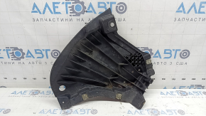 Left front bumper guard for Mercedes W213 E 300/350/400/450 17-20 AWD, cracks, breaks, scuffs, non-factory holes