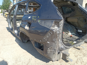 Quarter wing rear left Toyota Highlander 20-26 under BSM, graphite, on the body, dent, bump