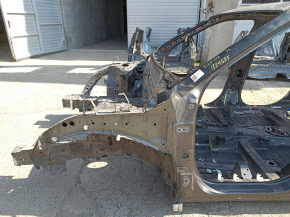 Front left quarter panel of Toyota Highlander 20-22 hybrid, graphite, on the body